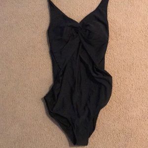 Black maternity swimsuit